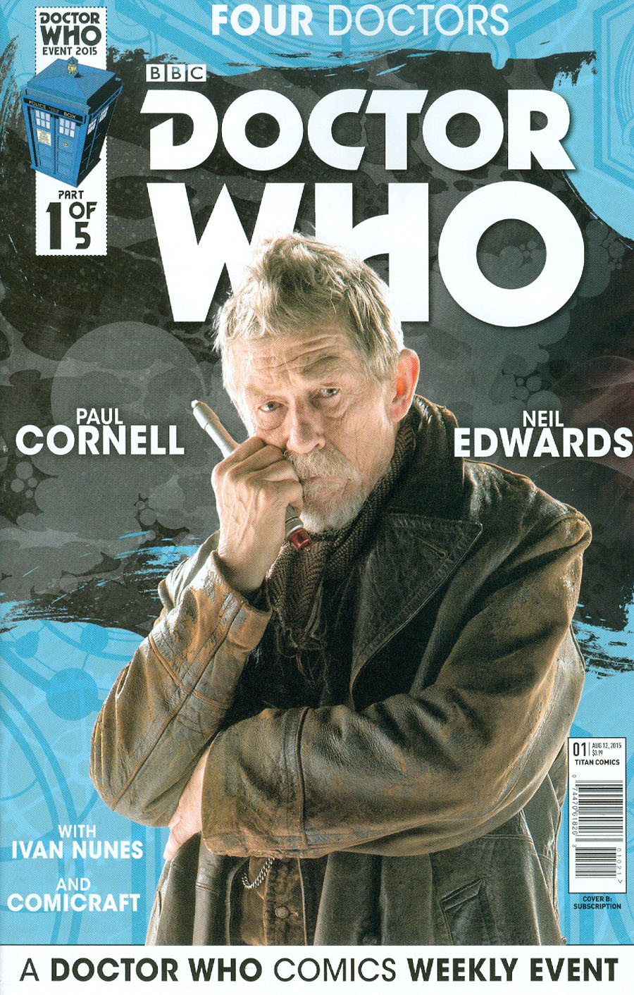 Doctor Who Event 2015 Four Doctors #1 Cover B Variant Interlinking Photo Subscription Cover