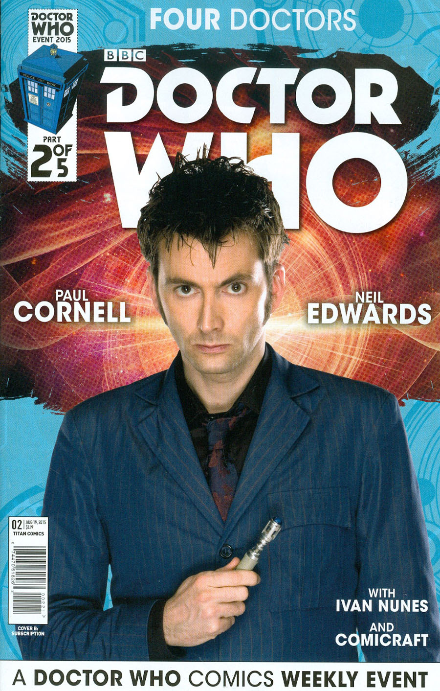 Doctor Who Event 2015 Four Doctors #2 Cover B Variant Interlinking Photo Subscription Cover