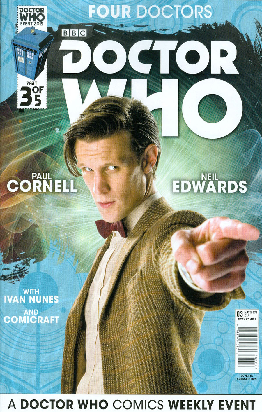 Doctor Who Event 2015 Four Doctors #3 Cover B Variant Interlinking Photo Subscription Cover