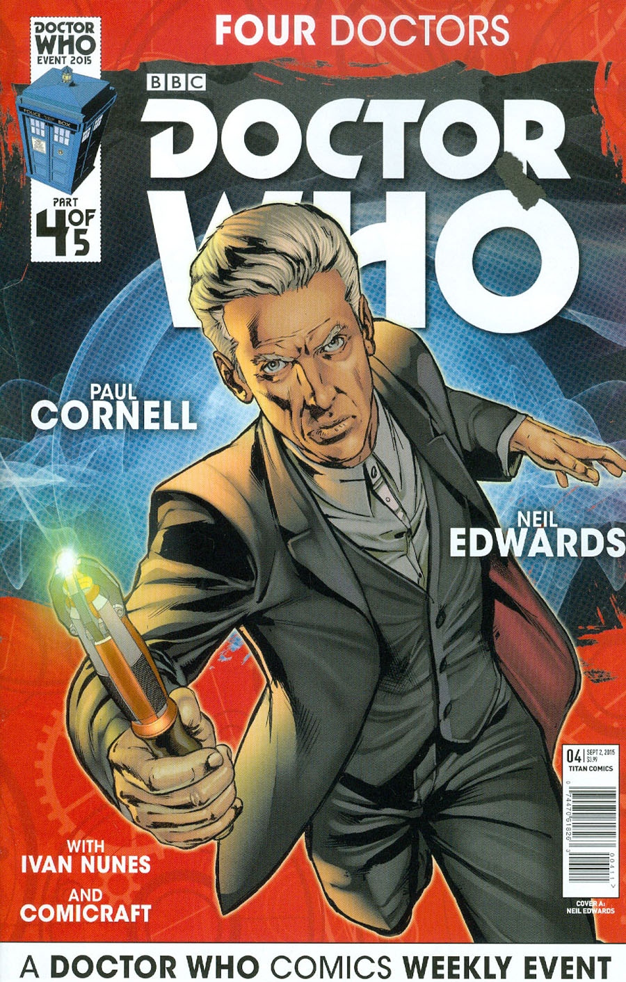 Doctor Who Event 2015 Four Doctors #4 Cover A Regular Neil Edwards Interlinking Doctor Cover