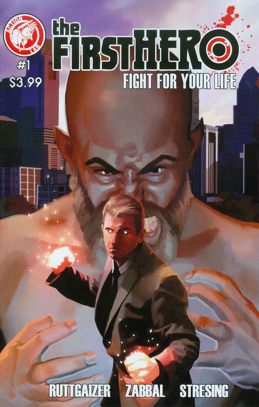 F1rst Hero Fight For Your Life #1 Cover A Regular Danny Zabbal Cover