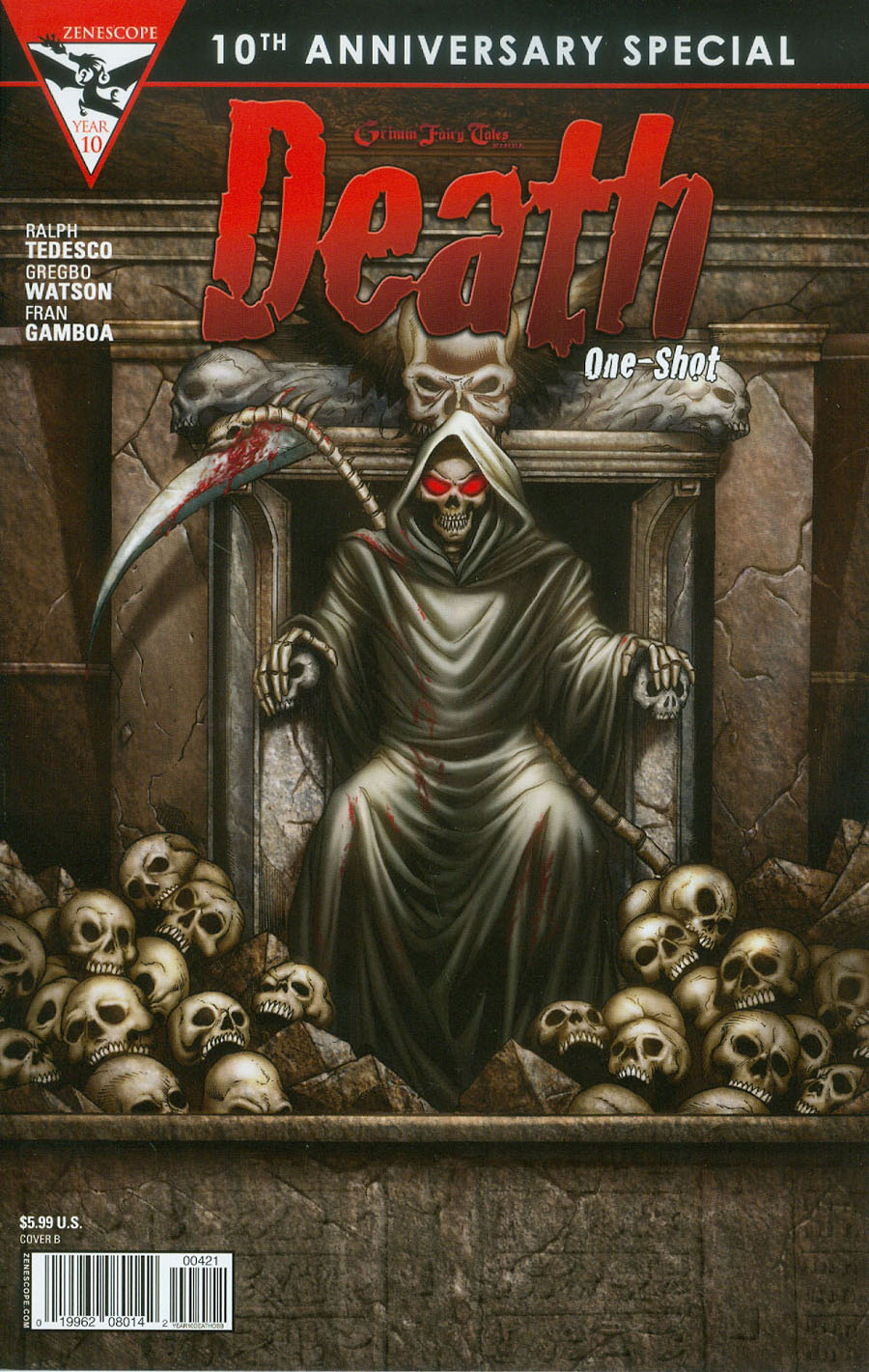 Grimm Fairy Tales Presents 10th Anniversary Special #4 Death Cover B Marat Mychaels