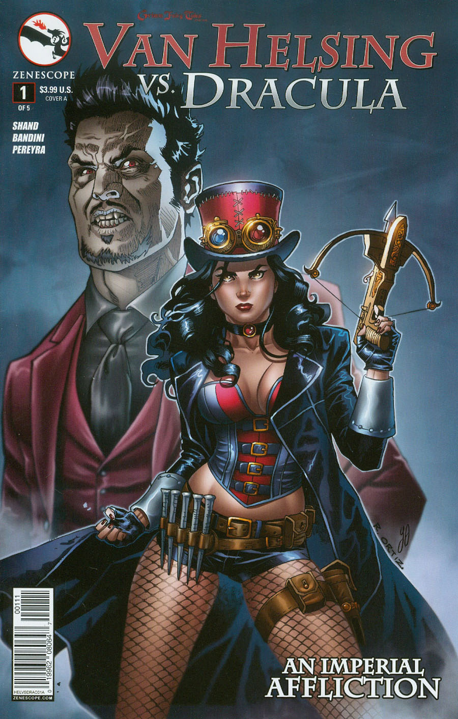 Grimm Fairy Tales Presents Van Helsing vs Dracula #1 Cover A Richard Ortiz