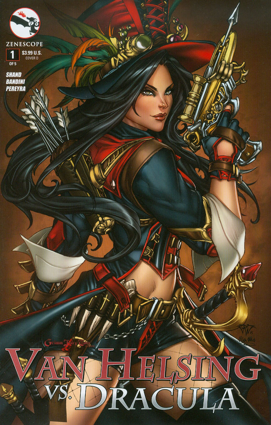 Grimm Fairy Tales Presents Van Helsing vs Dracula #1 Cover D Paolo Pantalena