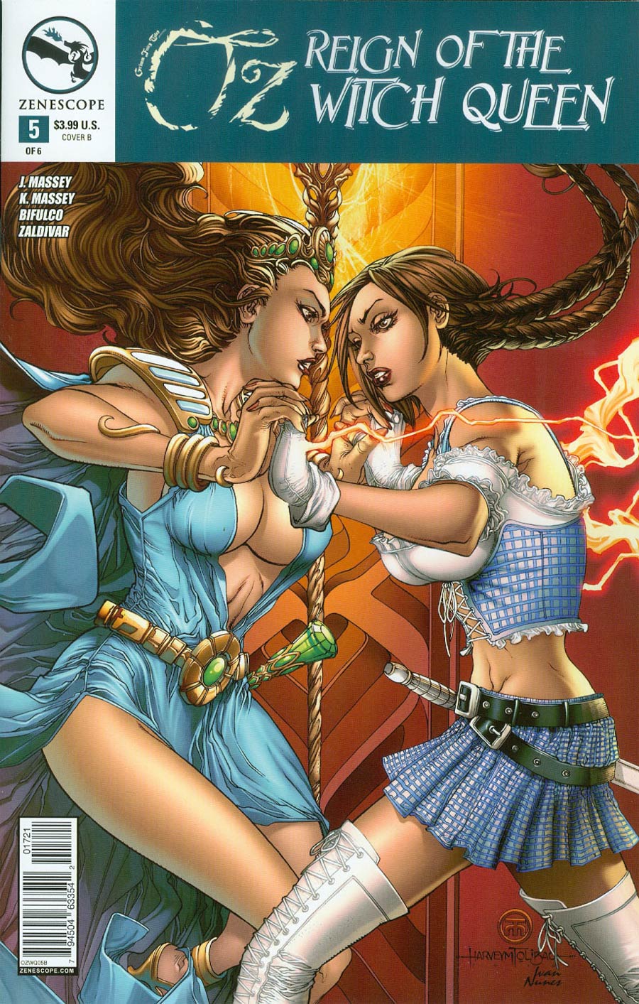 Grimm Fairy Tales Presents Oz Reign Of The Witch Queen #5 Cover B Harvey Tolibao