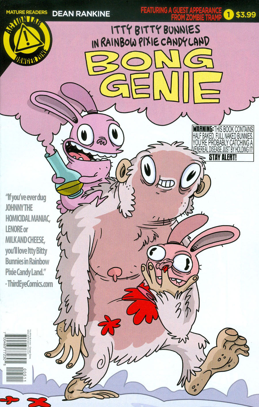 Itty Bitty Bunnies In Rainbow Pixie Candy Land Bong Genie #1 Cover A Regular Dean Rankine Cover