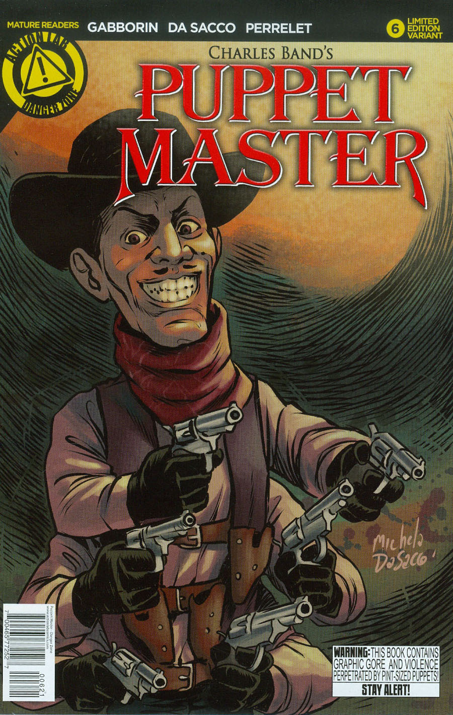 Puppet Master #6 Cover B Variant Six Shooter Color Cover