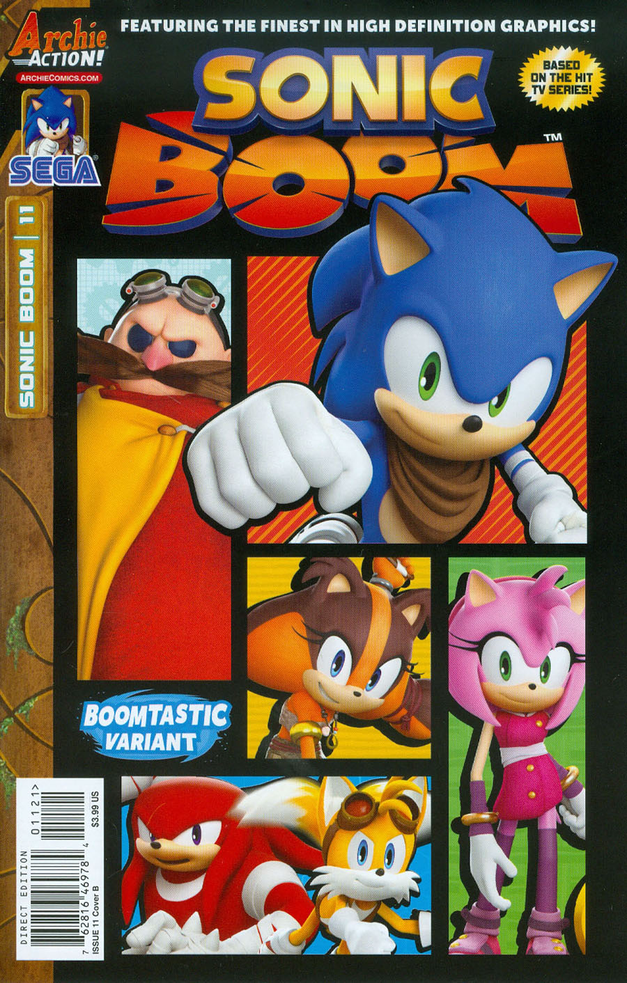 Sonic Boom #11 Cover B Variant Boomtastic Cover