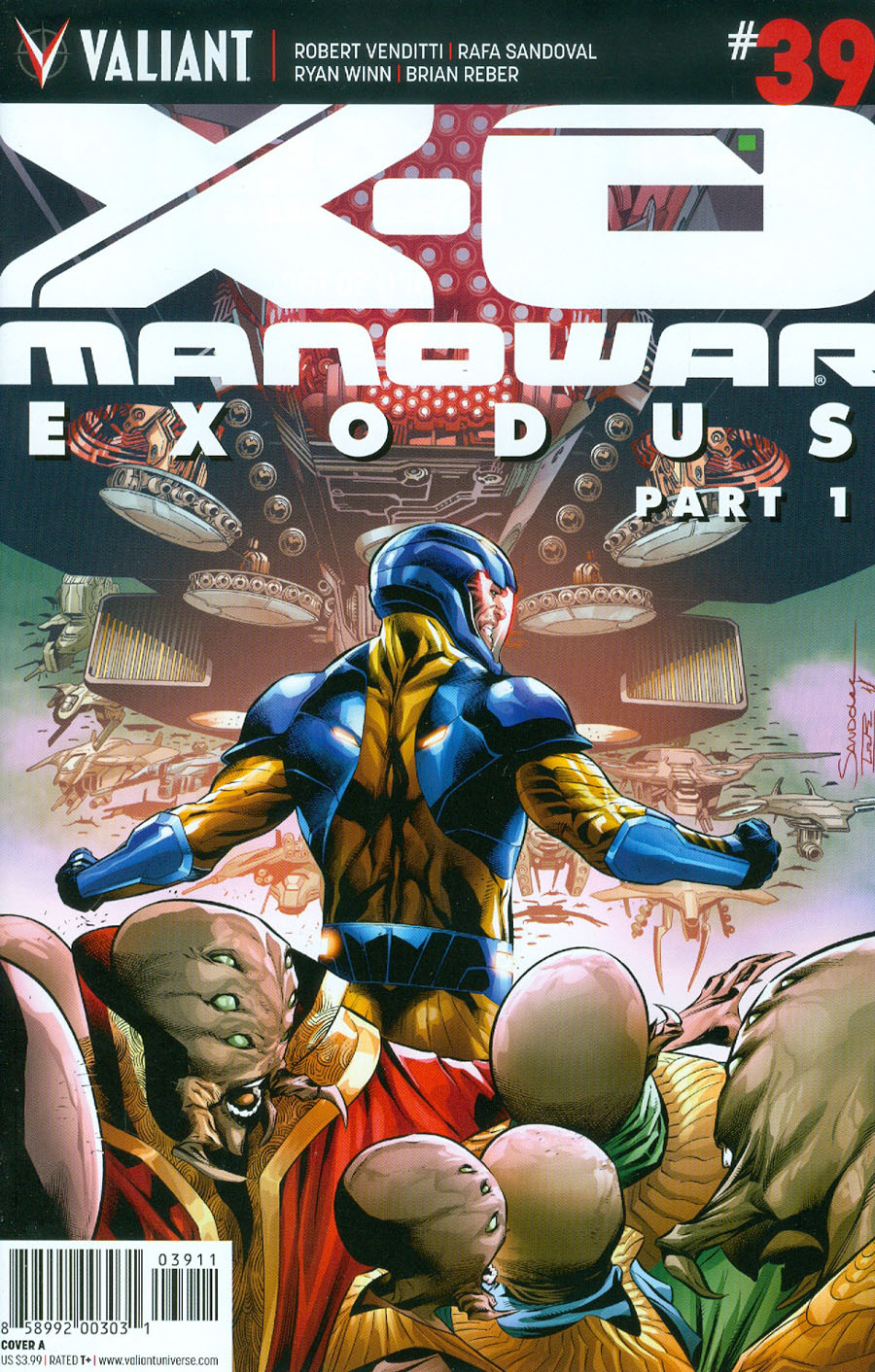 X-O Manowar Vol 3 #39 Cover A Regular Rafa Sandoval Cover