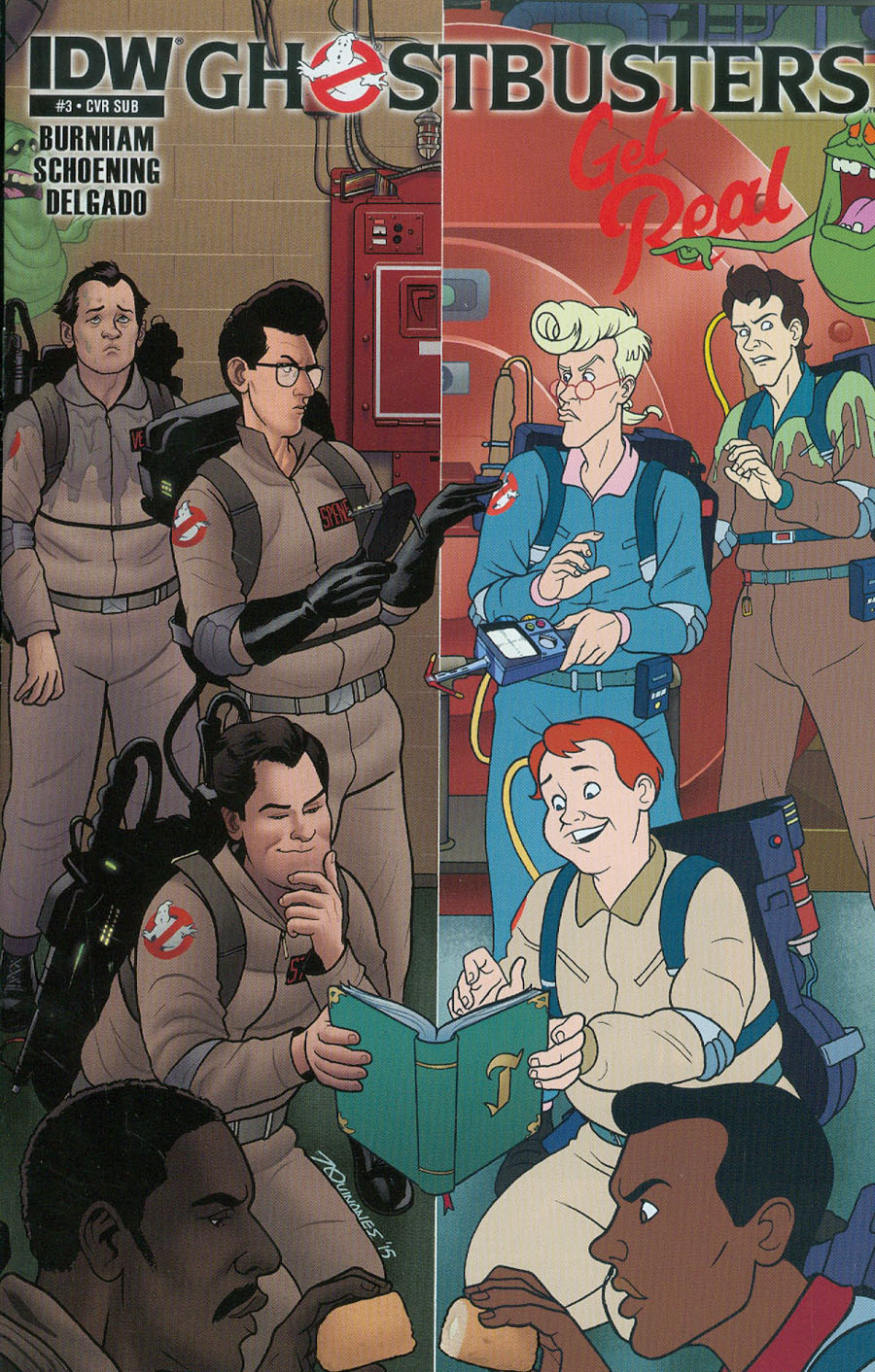 Ghostbusters Get Real #3 Cover B Variant Joe Quinones Subscription Cover