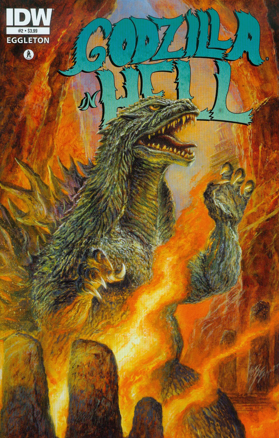 Godzilla In Hell #2 Cover A 1st Ptg Regular Bob Eggleton Cover