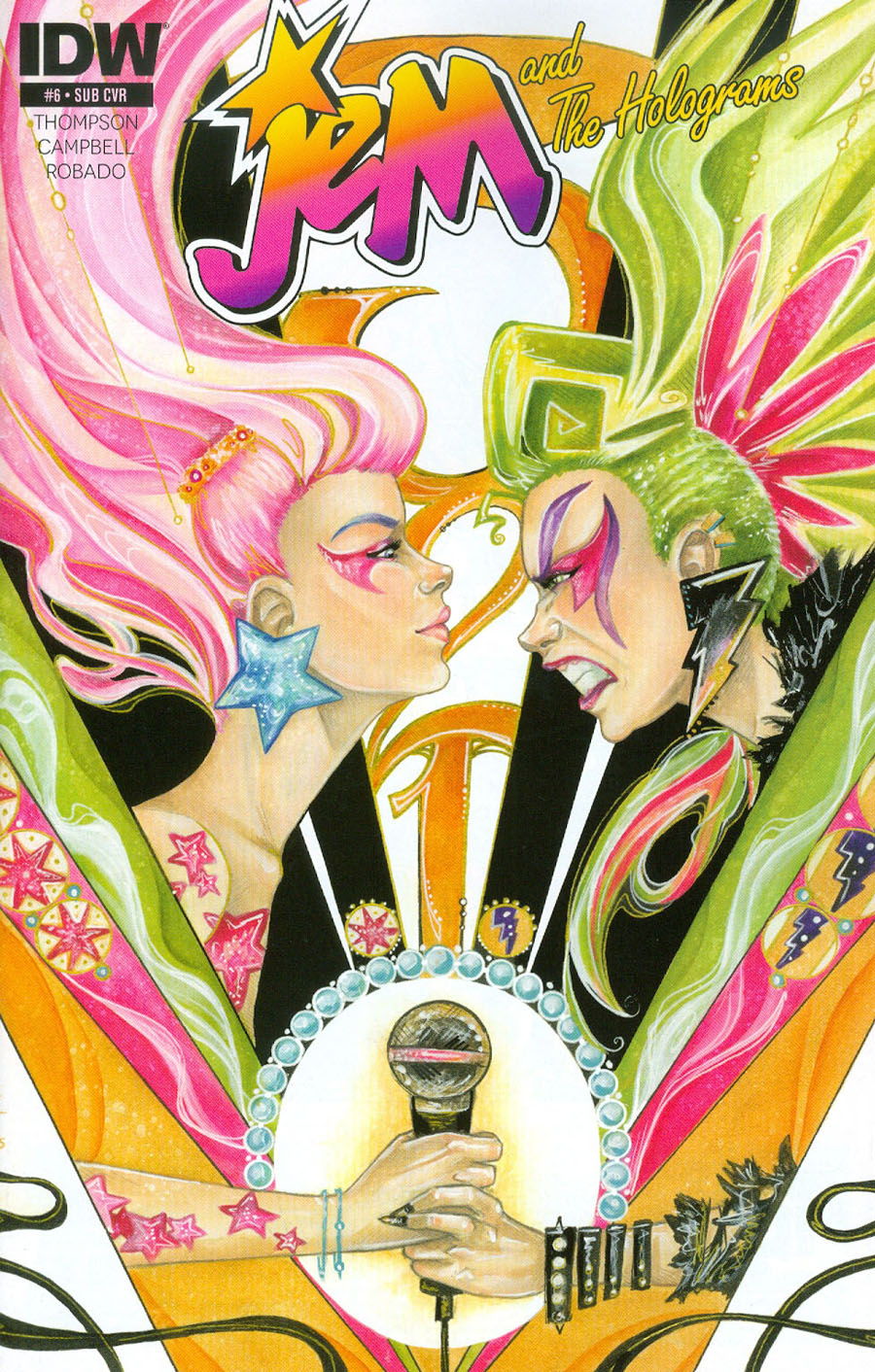 Jem And The Holograms #6 Cover B Variant Sara Richard Subscription Cover