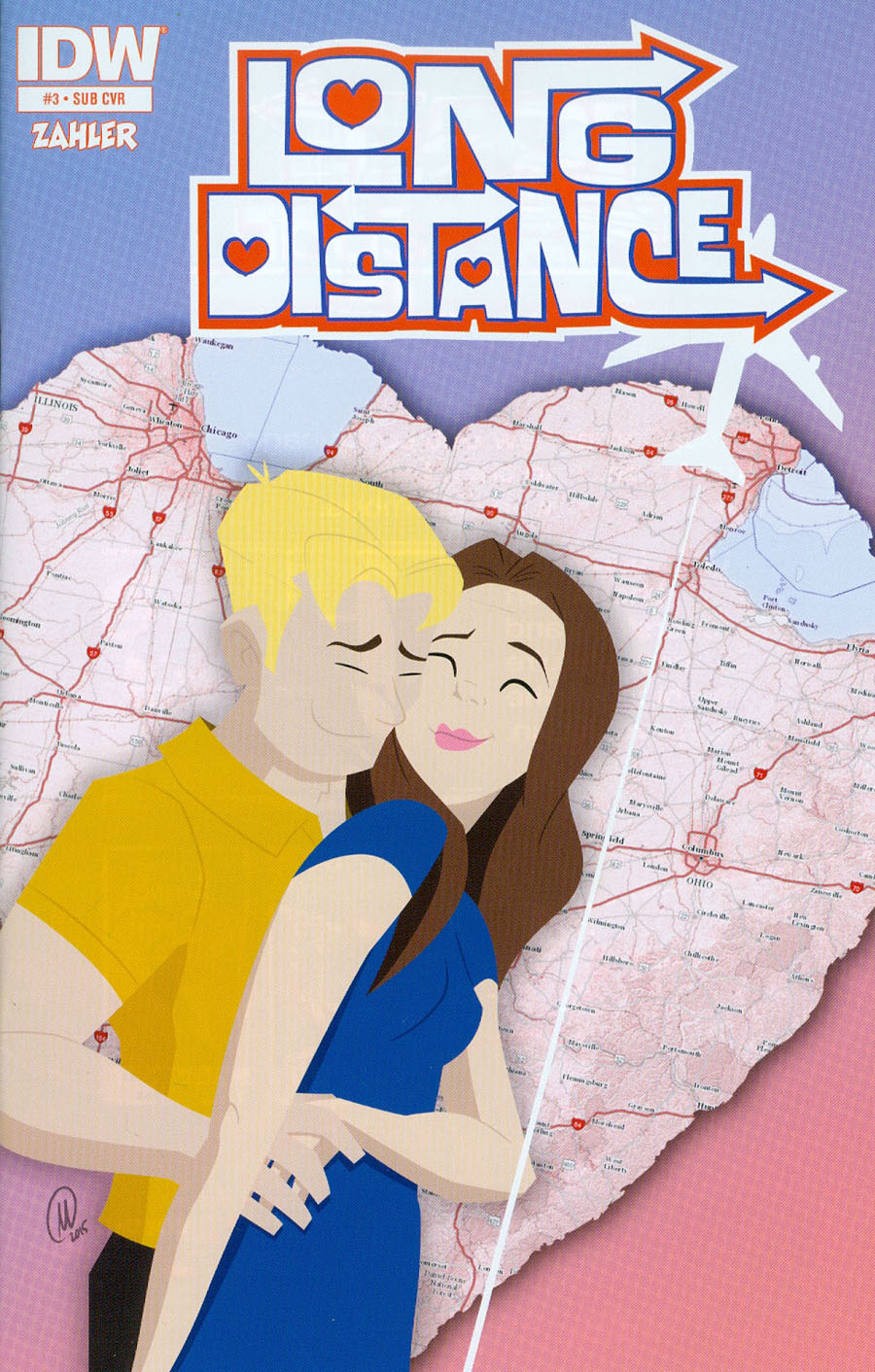 Long Distance #3 Cover B Variant Mike Collins Subscription Cover