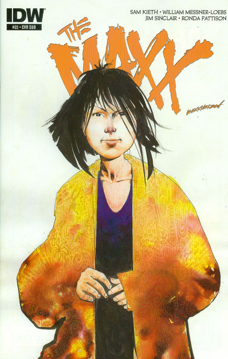 Maxx Maxximized #22 Cover B Variant Sam Kieth Subscription Cover