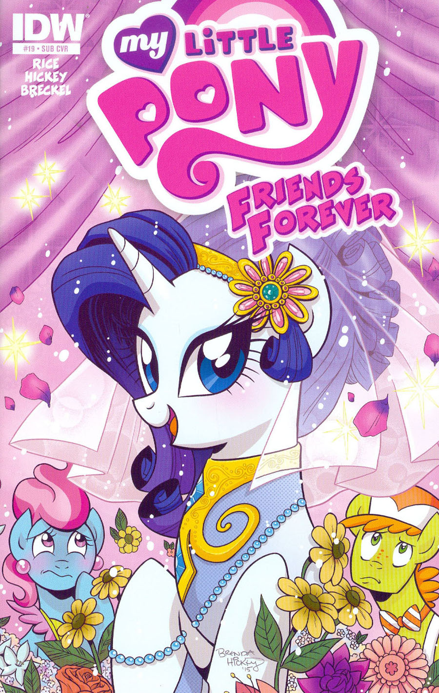 My Little Pony Friends Forever #19 Cover B Variant Brenda Hickey Subscription Cover