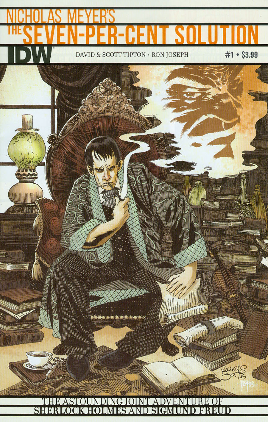 Sherlock Holmes Seven-Per-Cent Solution #1 Cover A Regular Kelley Jones Cover