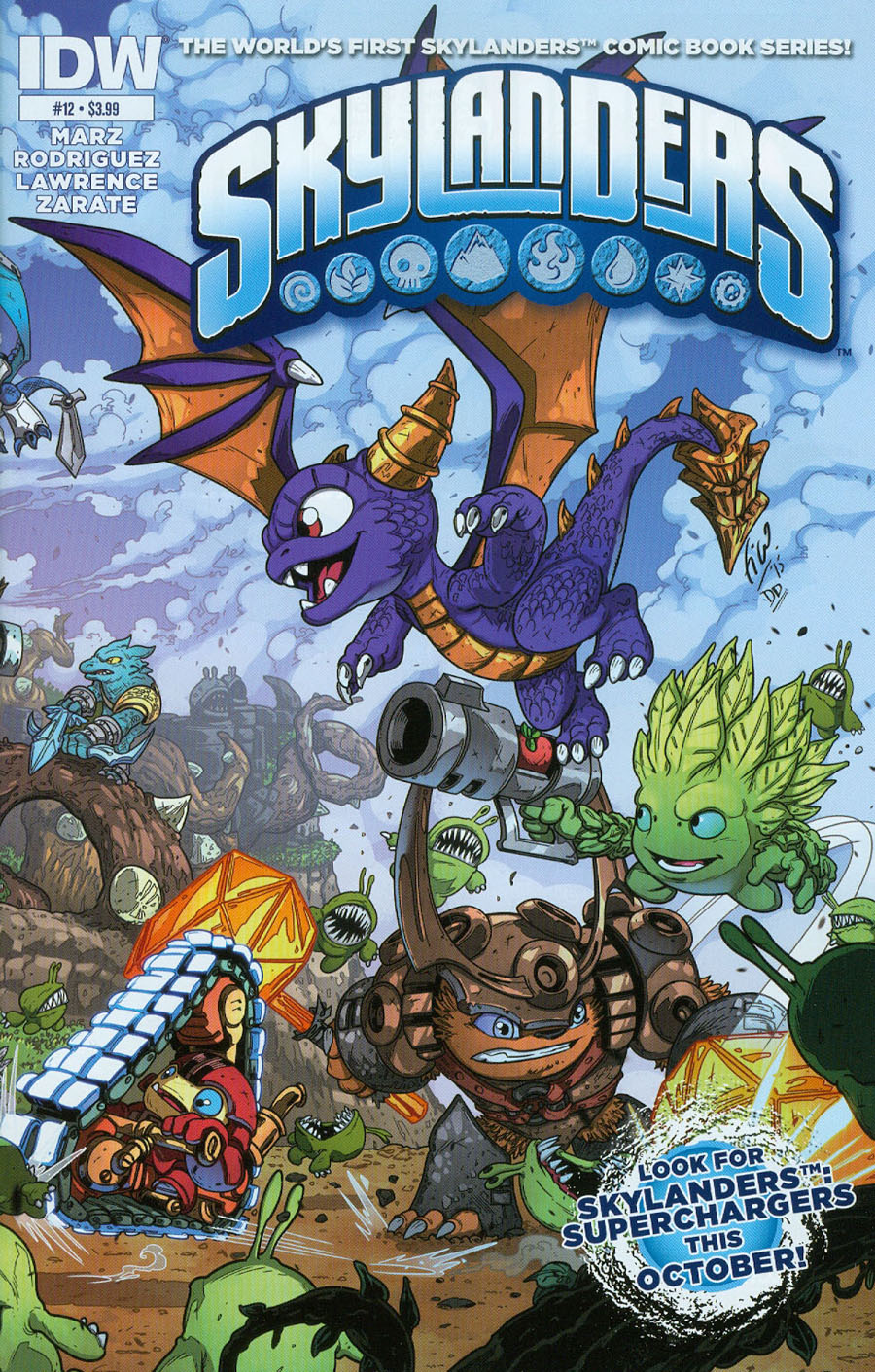 Skylanders #12 Cover A Regular Fico Ossio Cover