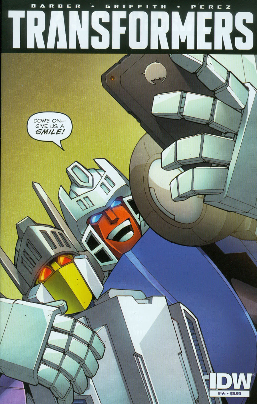 Transformers Vol 3 #44 Cover A Regular Andrew Griffith Cover