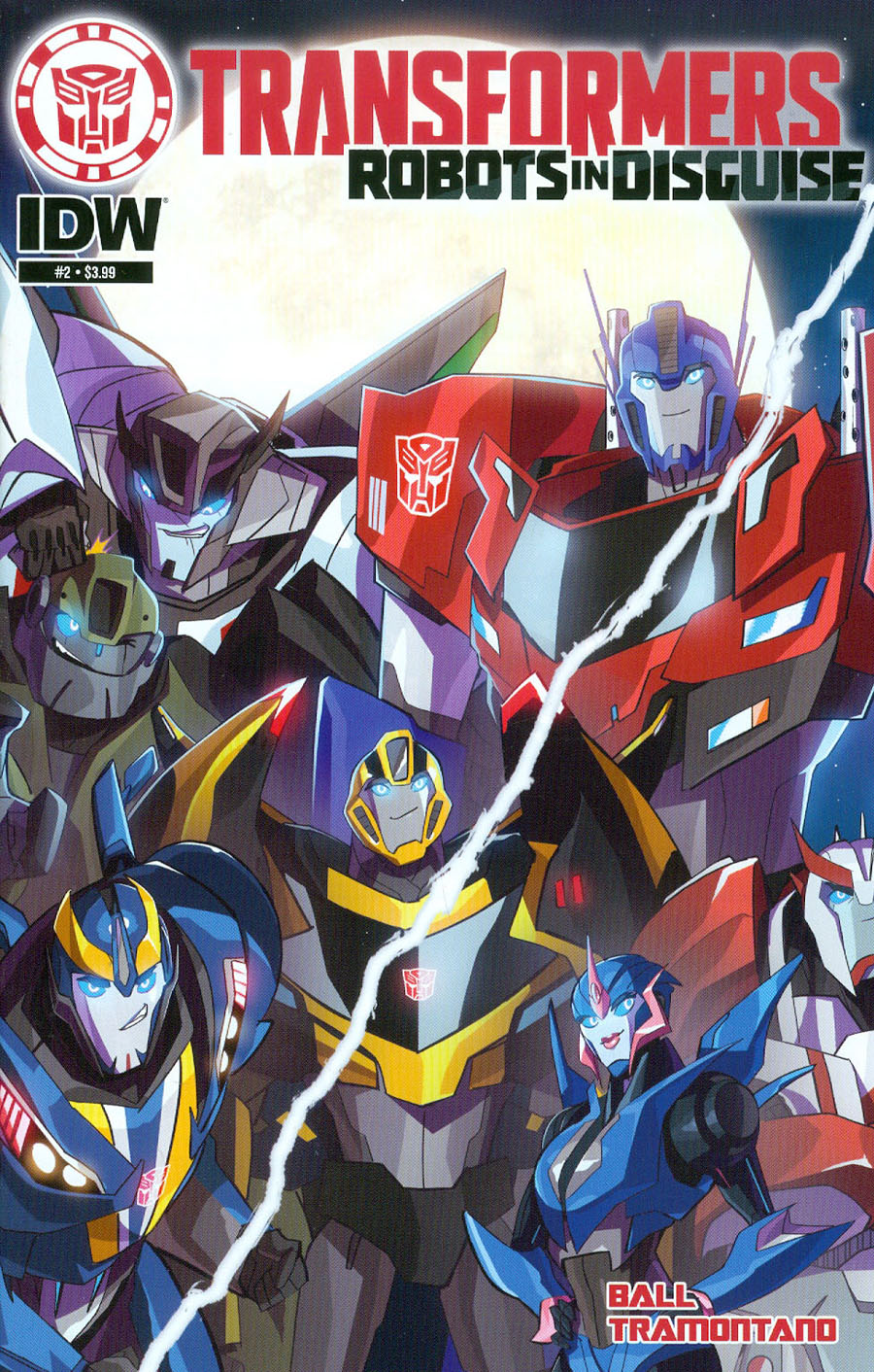 Transformers Robots In Disguise Animated #2 Cover A Regular Priscilla Tramontano Cover