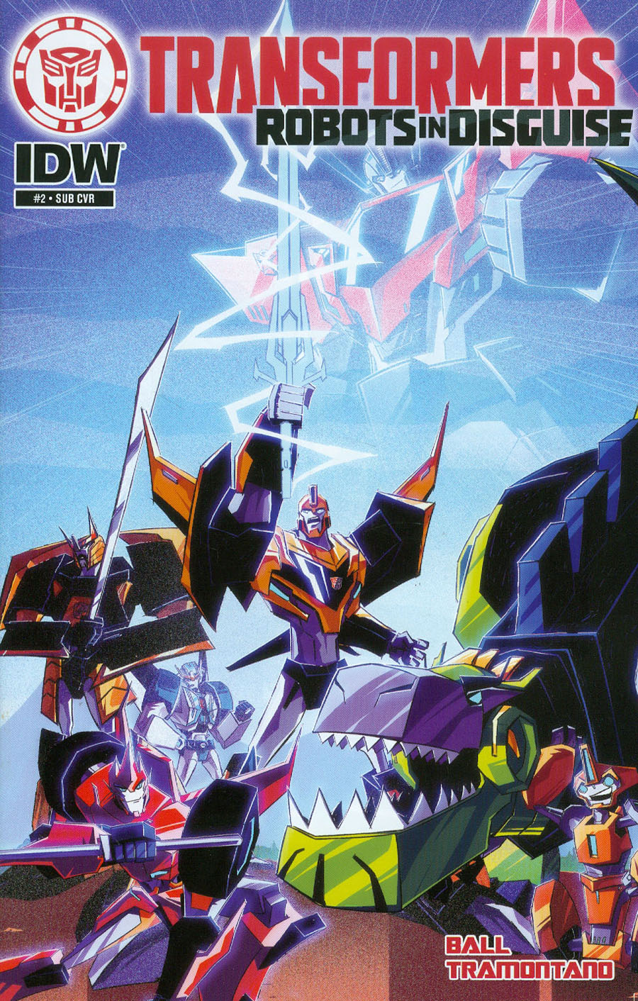 Transformers Robots In Disguise Animated #2 Cover B Variant Josh Burcham Subscription Cover