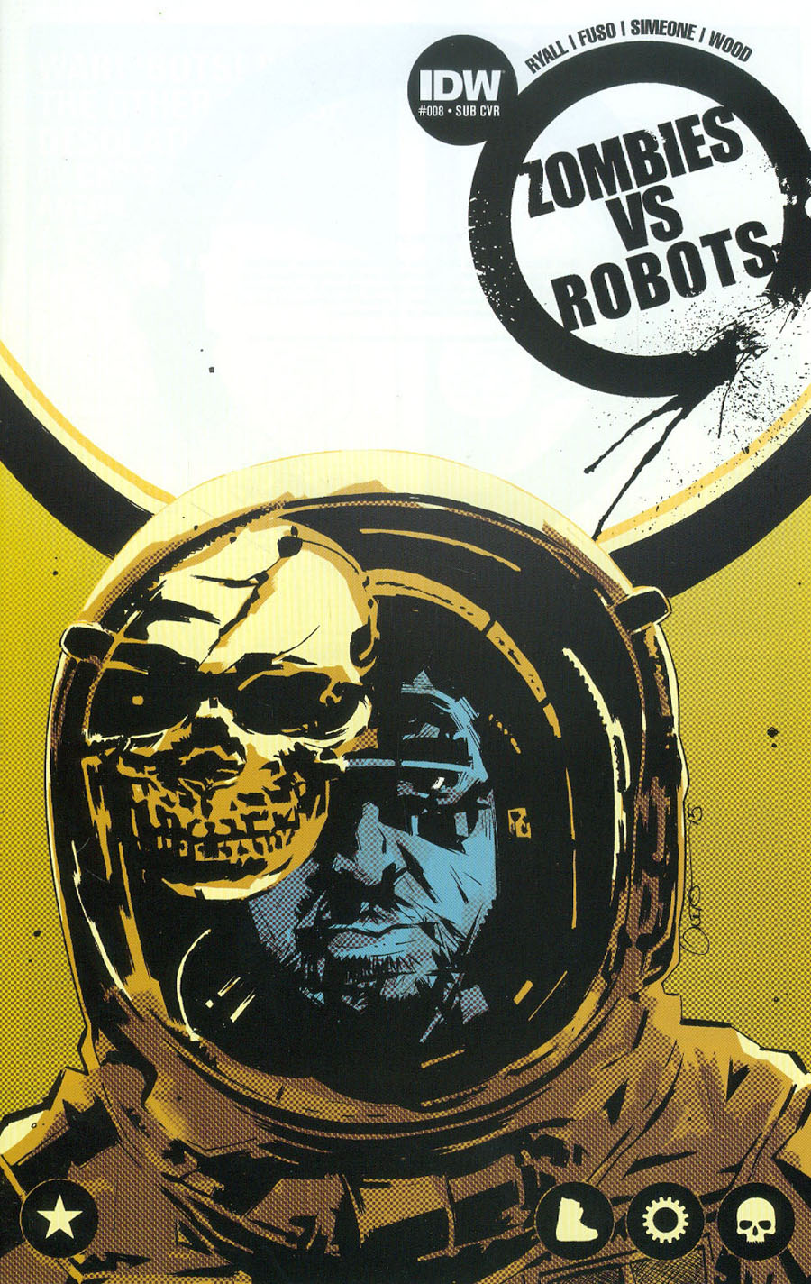 Zombies vs Robots Vol 2 #8 Cover B Variant Antonio Fuso Subscription Cover