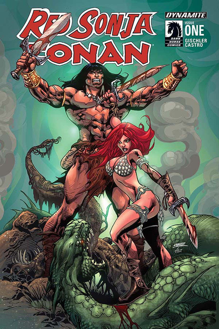 Red Sonja Conan #1 Cover C Variant Roberto Castro Subscription Cover