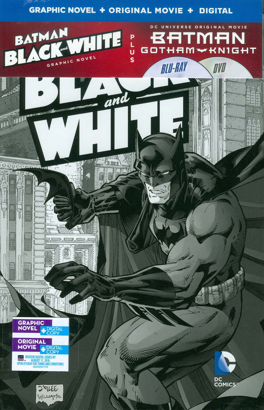 Batman Black And White Vol 1 HC Book & DVD Blu-ray Set