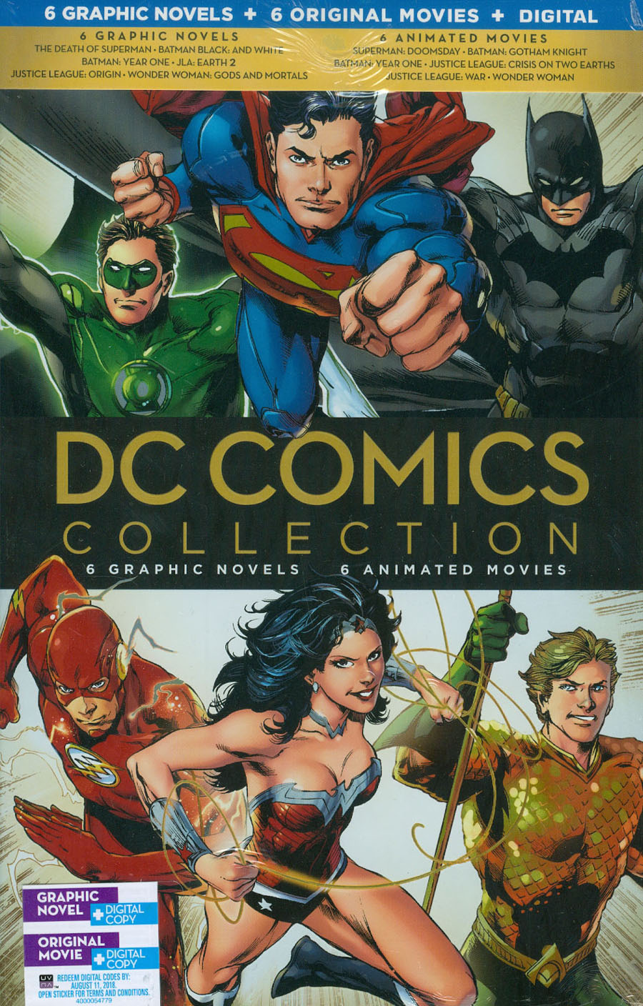 DC Comics Book & DVD Blu-ray Slipcase Set