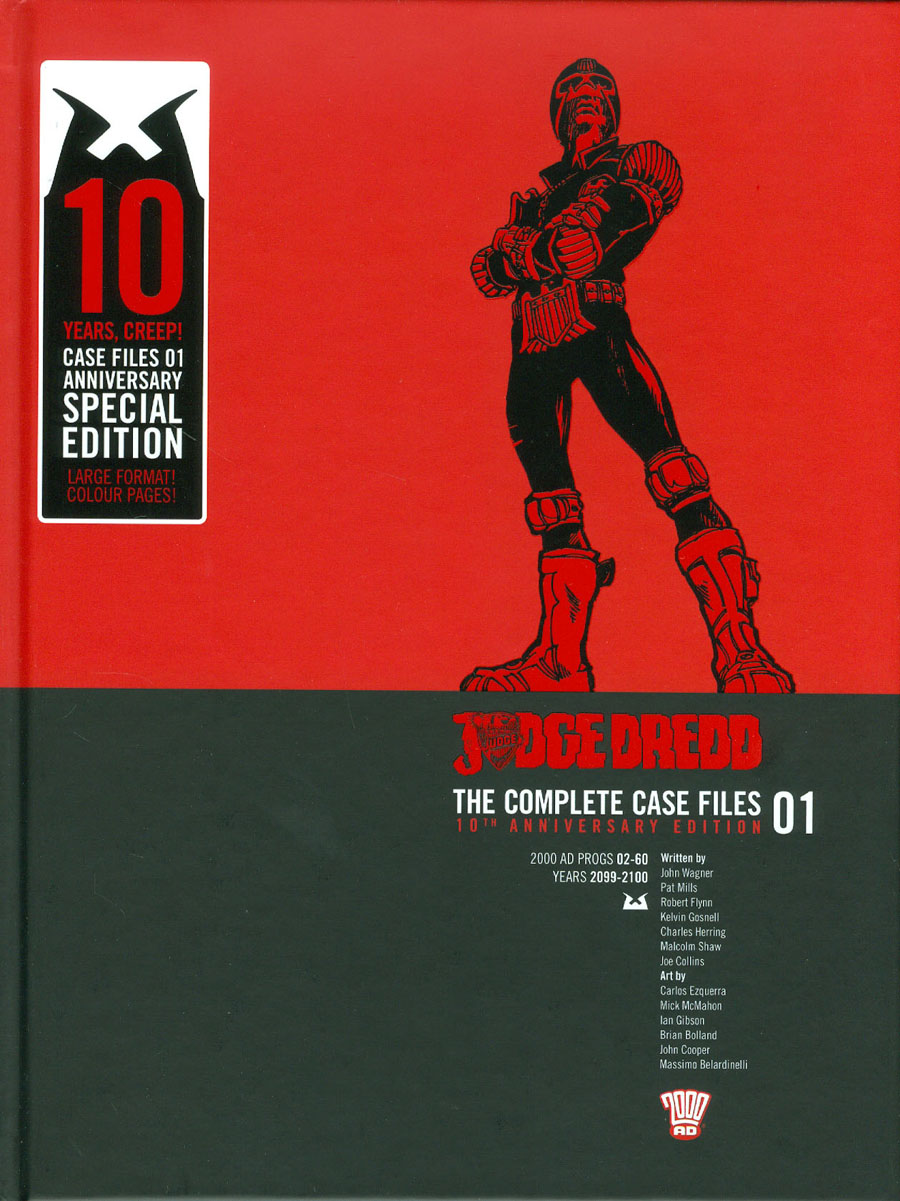 Judge Dredd Complete Case Files Vol 1 HC 10th Anniversary Edition