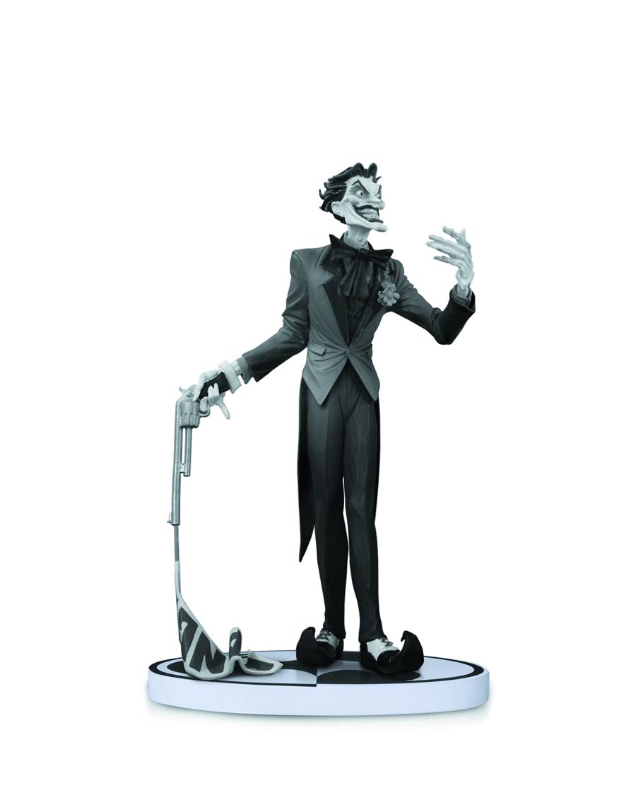 Batman Black & White Series Joker Mini Statue By Jim Lee 2nd Edition