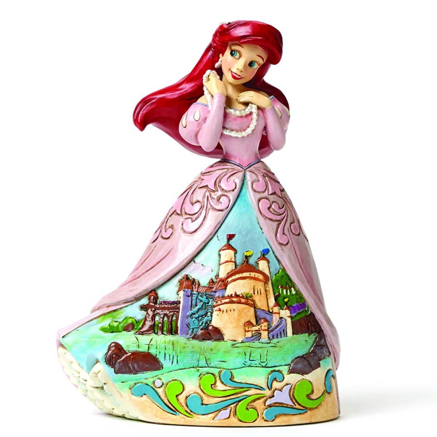 Disney Traditions Castle Dress Figurine - Ariel