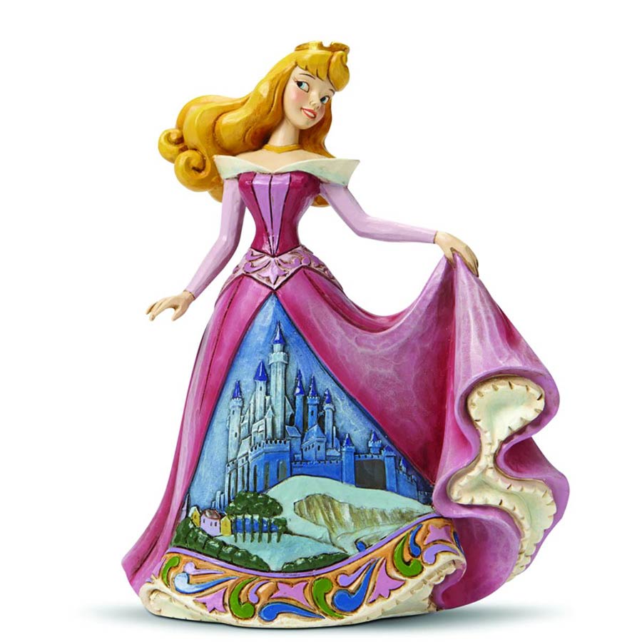 Disney Traditions Castle Dress Figurine - Aurora