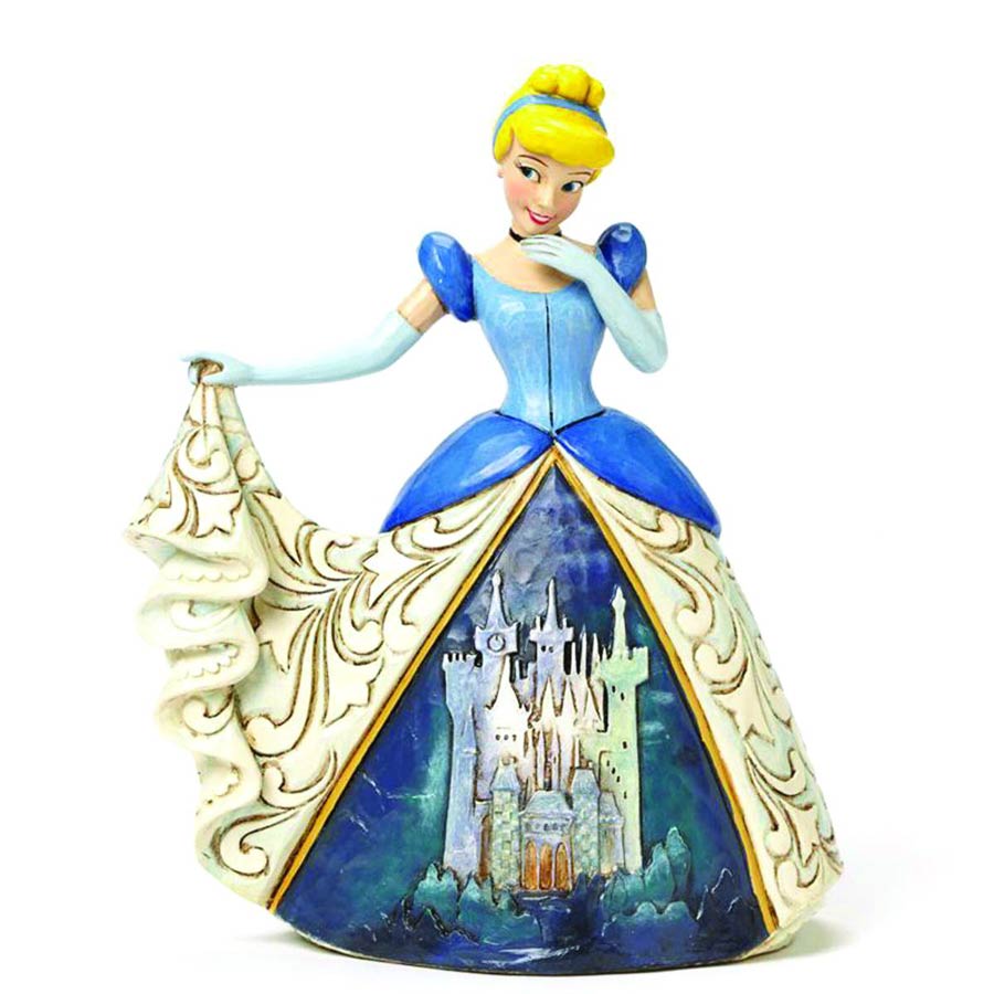 Disney Traditions Castle Dress Figurine - Cinderella