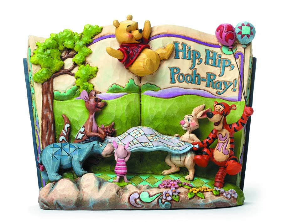 Disney Traditions Winnie The Pooh Storybook Figurine