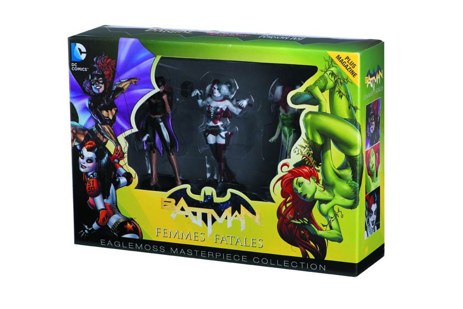 DC Masterpiece Figurine Collection Magazine #2 Batman Femme Fatales Set