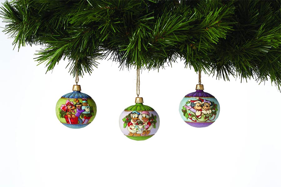 Disney Traditions Fab Five Ball Ornament Set
