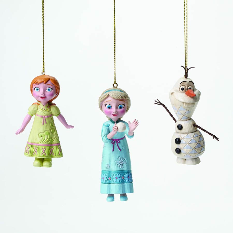 Disney Traditions Frozen Ornament Set
