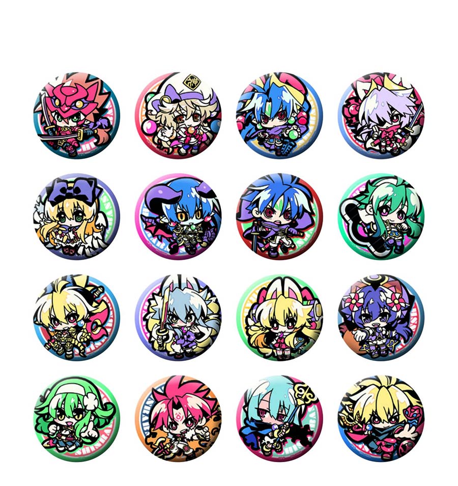 Fortune Badge Shinra Banshou Chocolate 16-Piece Display
