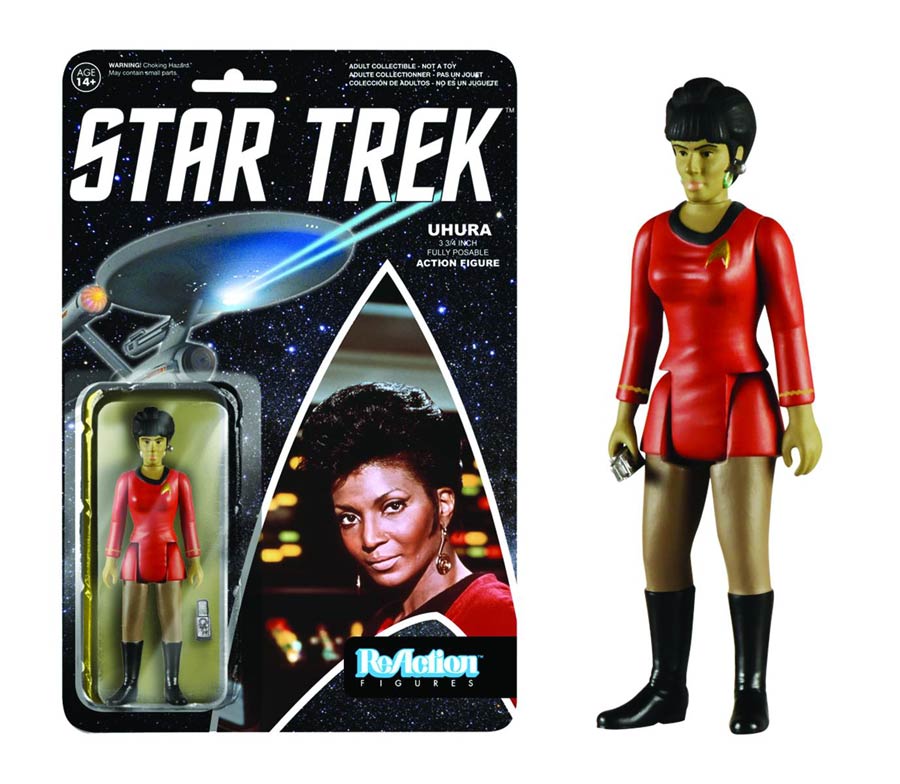 ReAction Star Trek Uhura 4-Inch Action Figure