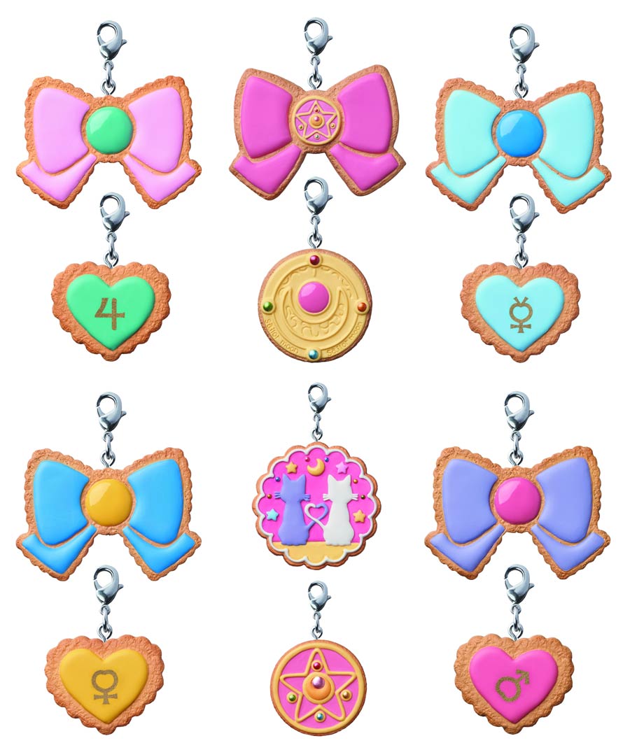 Sailor Moon PS Patisserie Cookie Charm Tin 6-Piece Display
