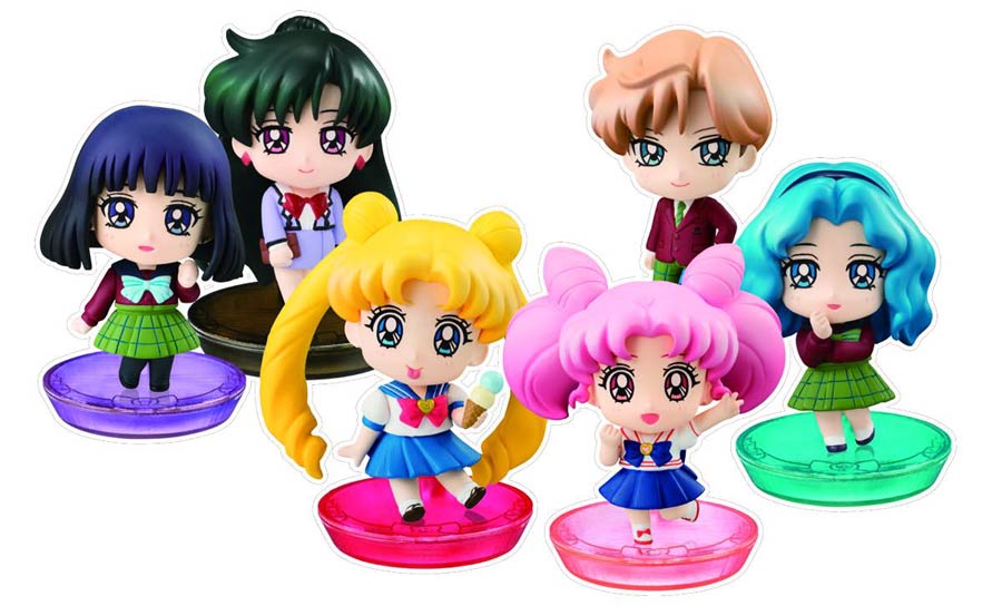 Sailor Moon PS Petit Chara Land More School Life Mini Figure Limited Edition Set