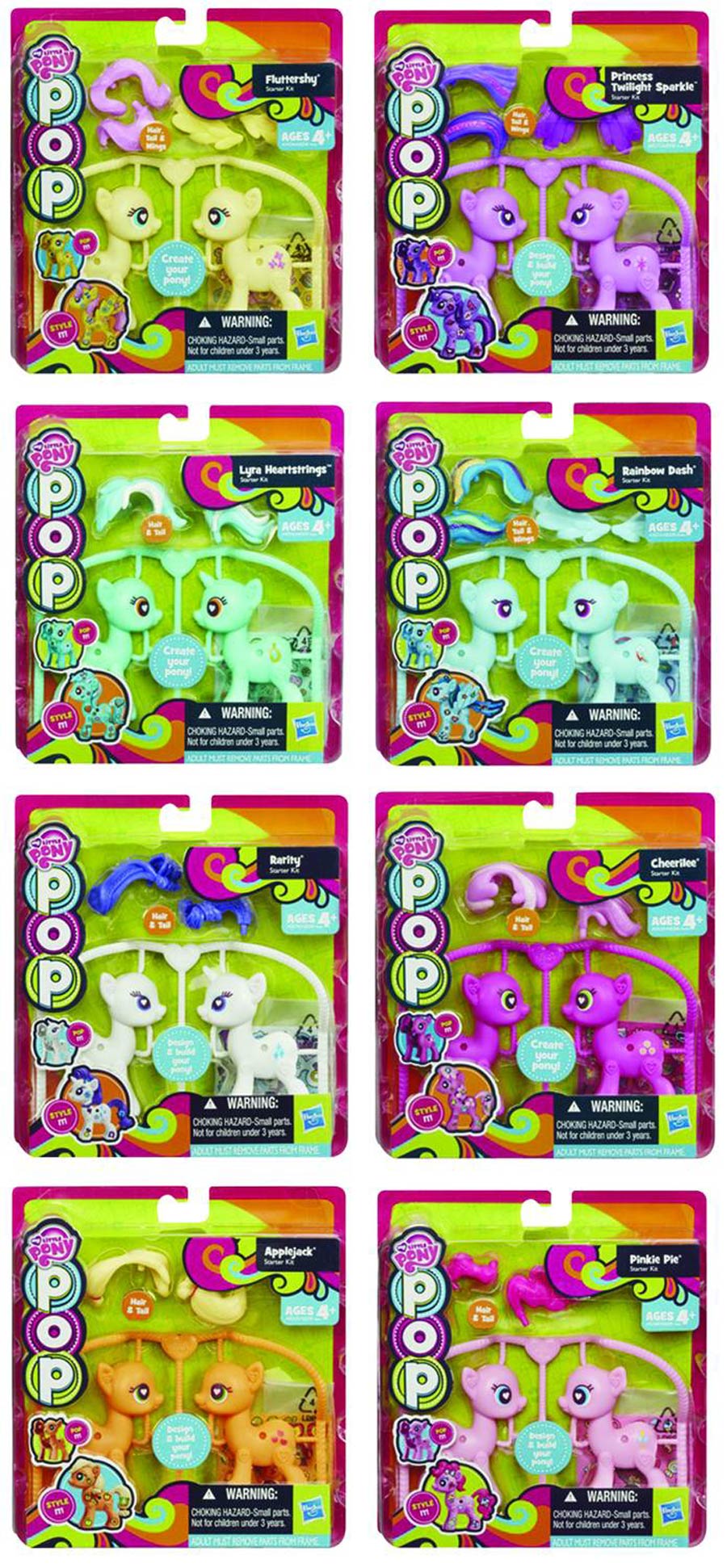 My Little Pony Pony Pop Starter Kit Figure Assortment Case 201501