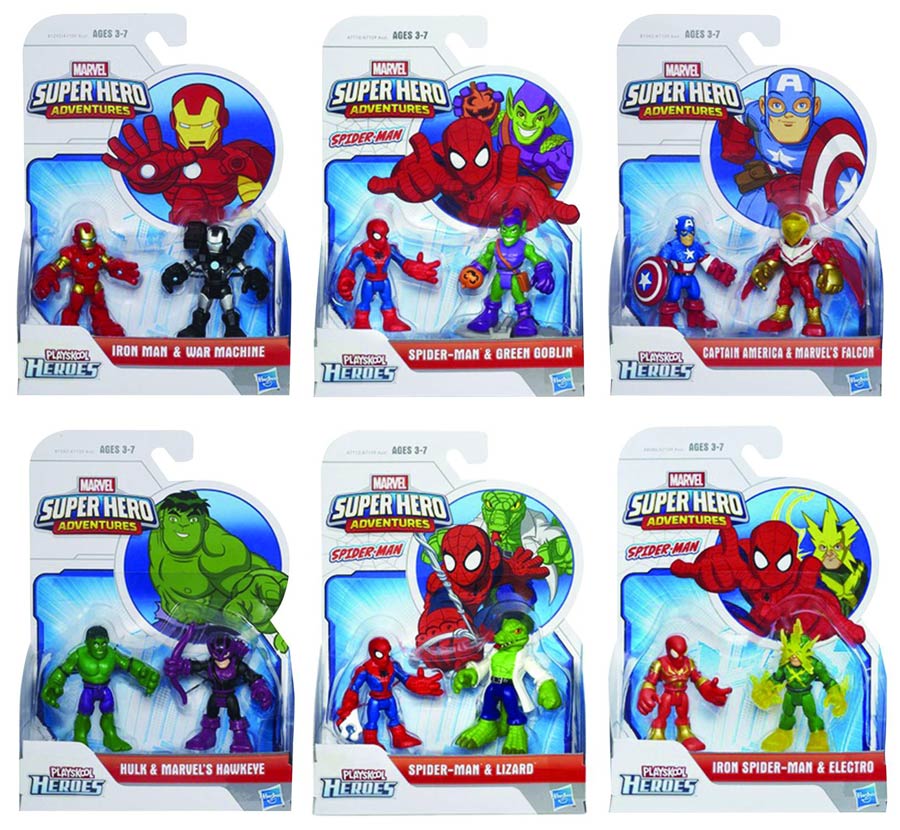 Marvel Super Hero Adventures 2-Pack Figure Assortment Case 201501