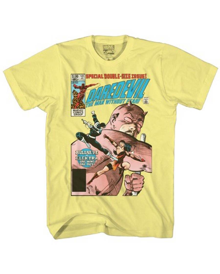 Daredevil Miller 181 Yellow T-Shirt Large