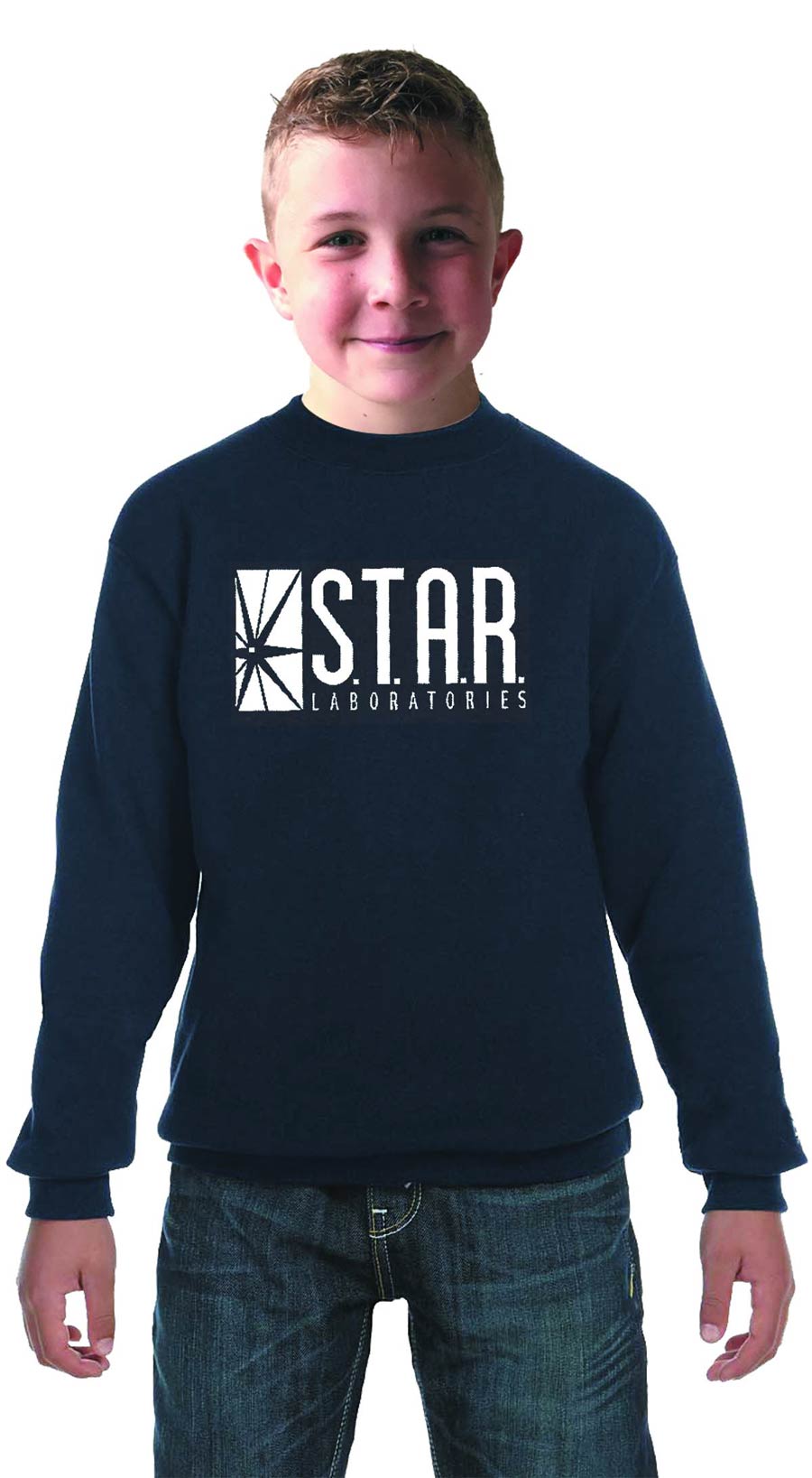 STAR Laboratories Youth Crew Neck Sweatshirt Small