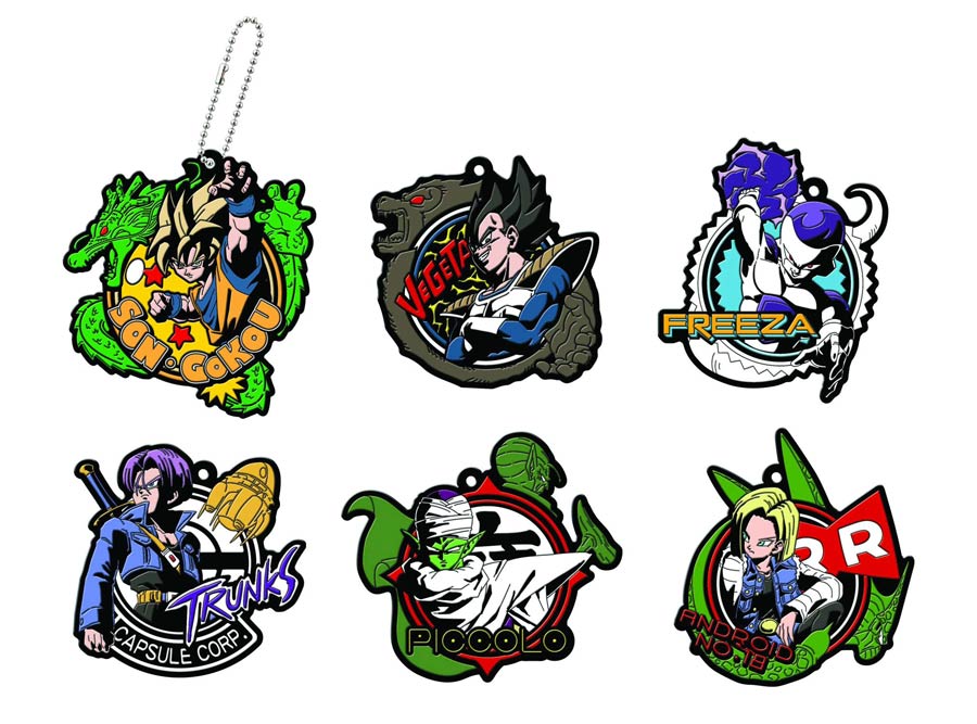 Dragon Ball Z Imaging Rubber Collection 6-Piece Display