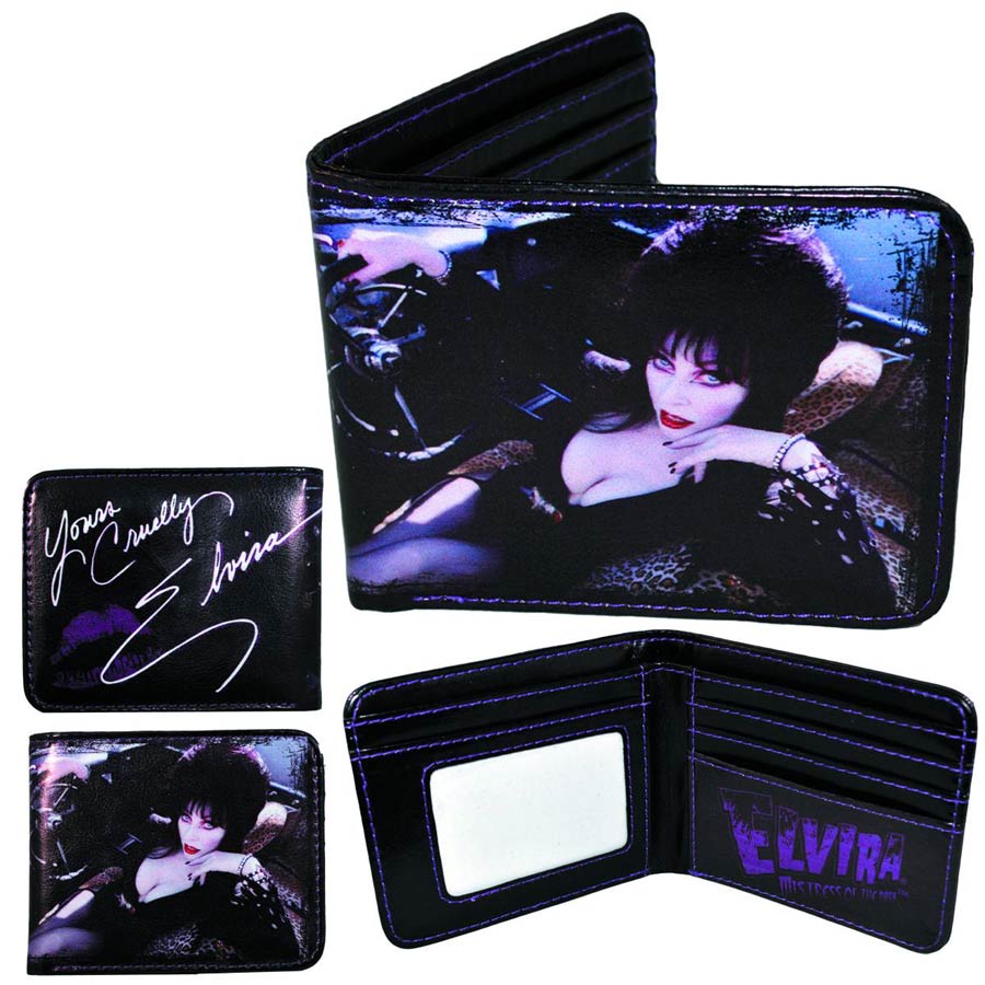 Elvira Mistress Of The Dark Bi-Fold Wallet