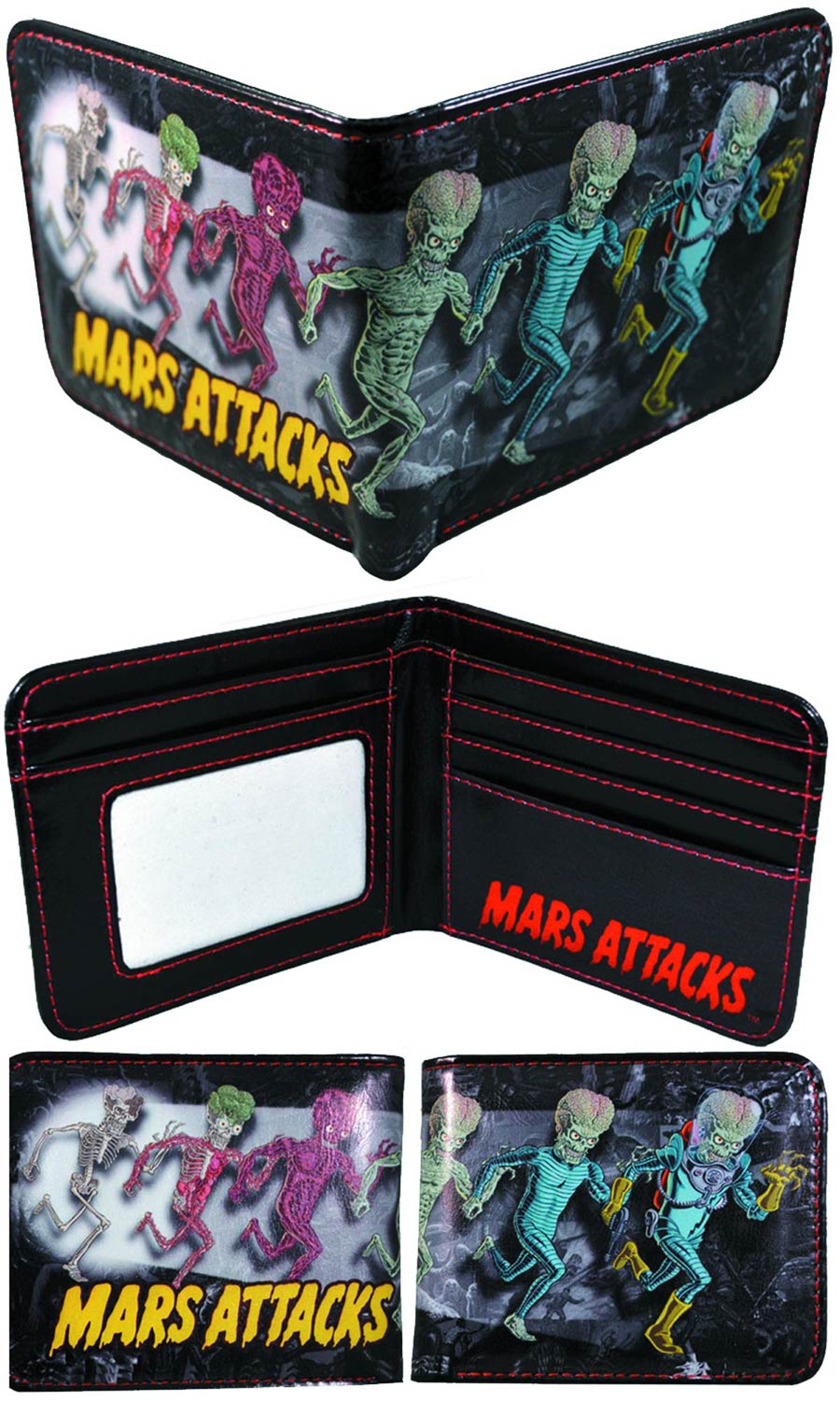 Mars Attacks Martian Bi-Fold Wallet