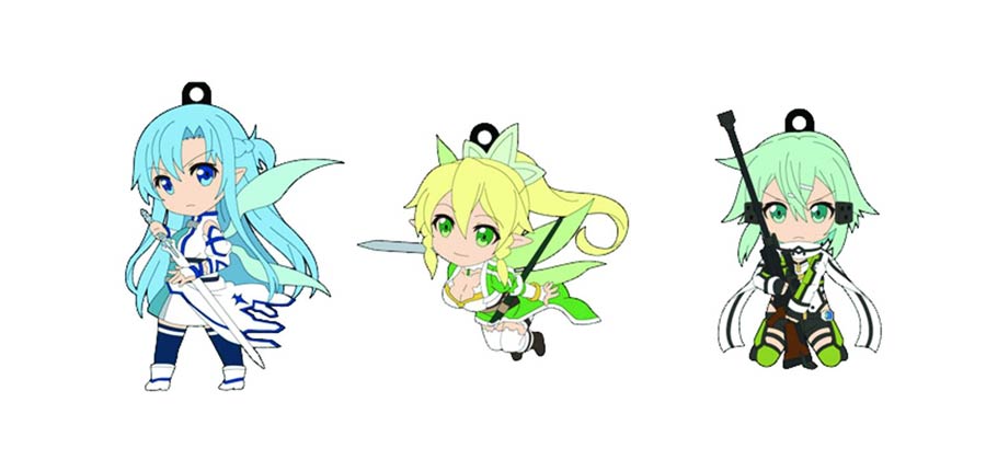 Pikuriru Sword Art Online II Rubber Strap Set - Avatar