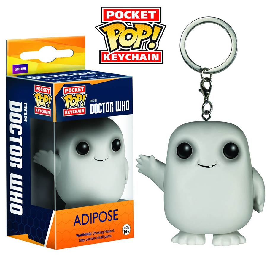 POP Doctor Who Adipose Vinyl Figure Pocket Keychain